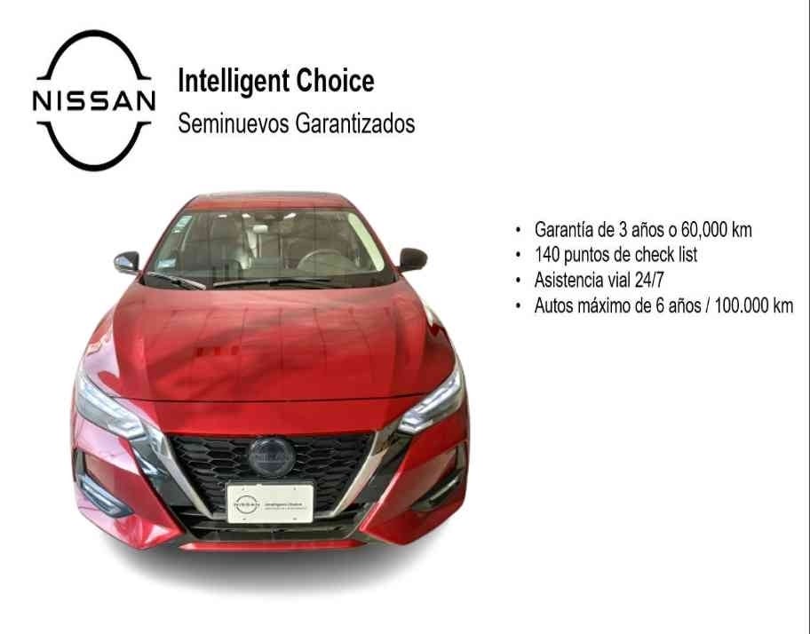 2023 Nissan SENTRA 4 PTS SR PLATINUM CVT AAC AUT ASTOS DEPORTIVOS BOSE PIEL NEGRA QC F LED RA-18