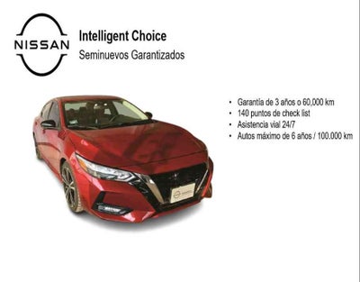 2023 Nissan SENTRA 4 PTS SR PLATINUM CVT AAC AUT ASTOS DEPORTIVOS BOSE PIEL NEGRA QC F LED RA-18