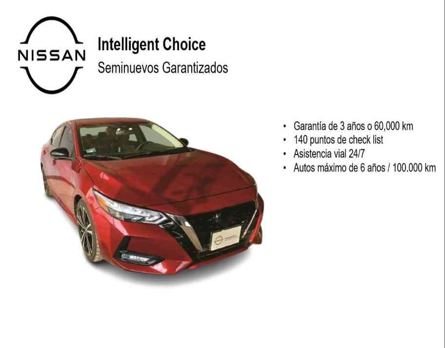 2023 Nissan SENTRA 4 PTS SR PLATINUM CVT AAC AUT ASTOS DEPORTIVOS BOSE PIEL NEGRA QC F LED RA-18