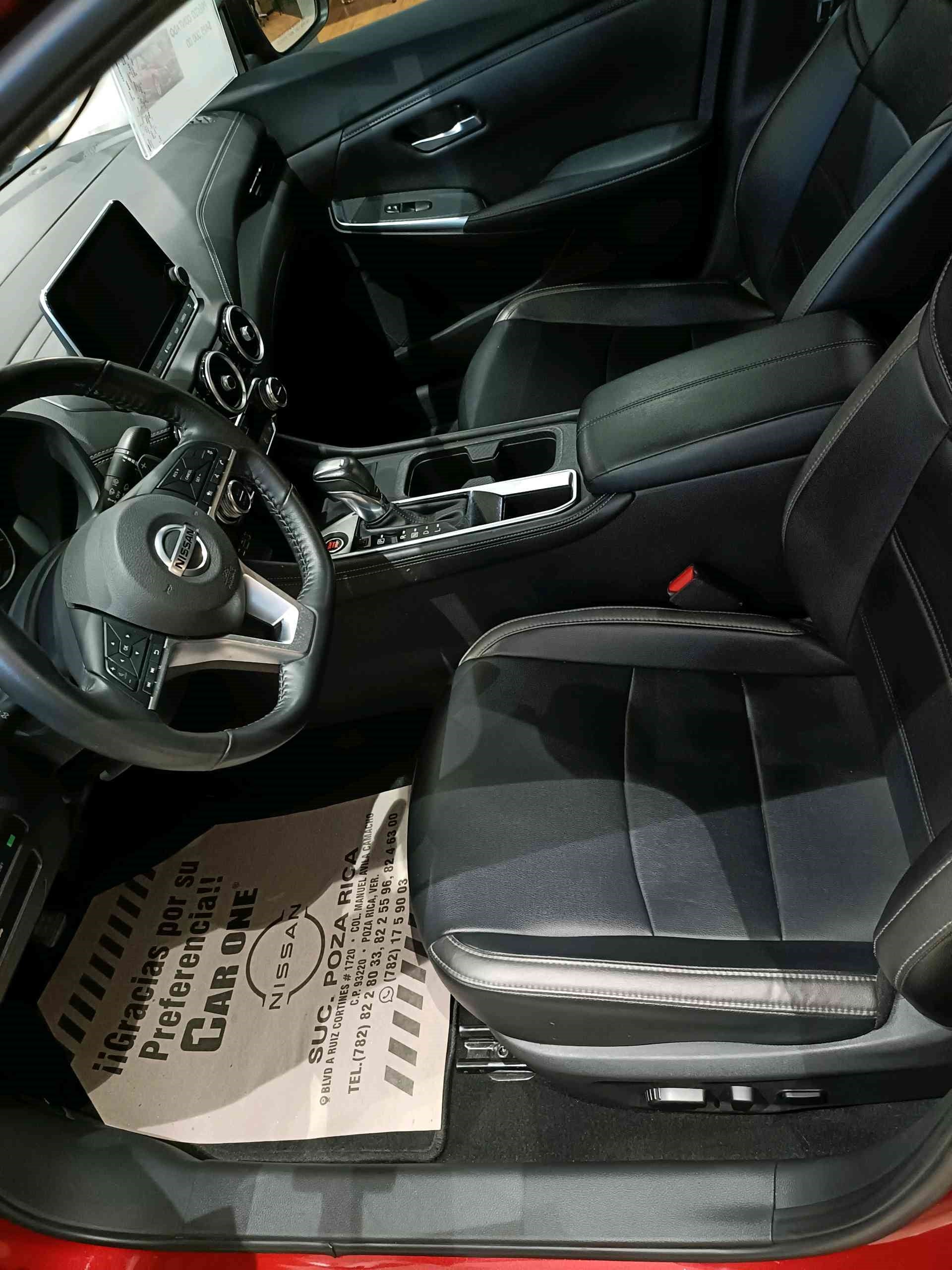 2023 Nissan SENTRA 4 PTS SR PLATINUM CVT AAC AUT ASTOS DEPORTIVOS BOSE PIEL NEGRA QC F LED RA-18