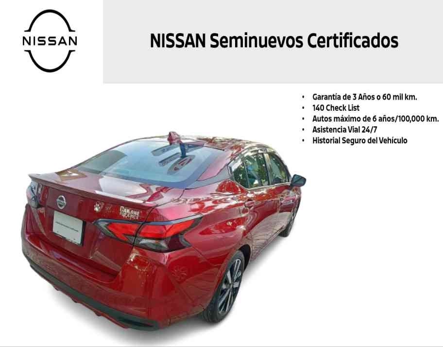 2022 Nissan VERSA 4 PTS PLATINUM CVT AAC AUT VE PIEL GPS F LED RA-17